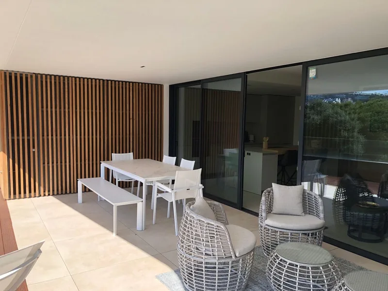 The terrace