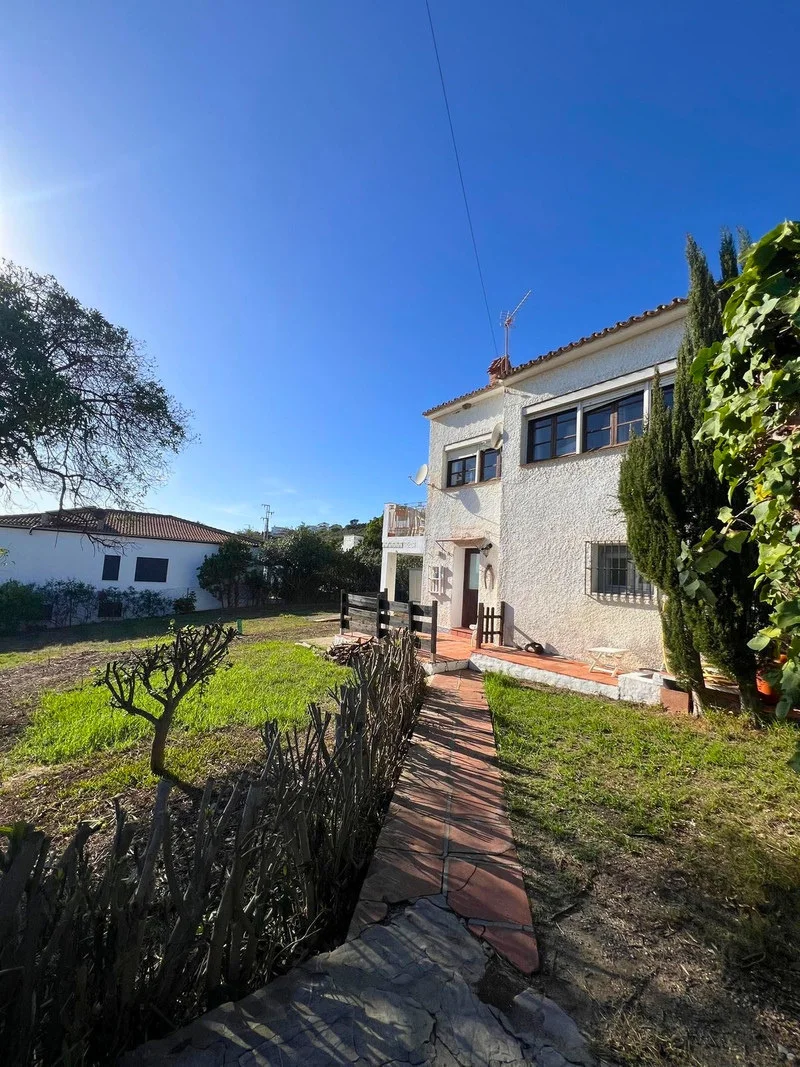 The house seen from the garden